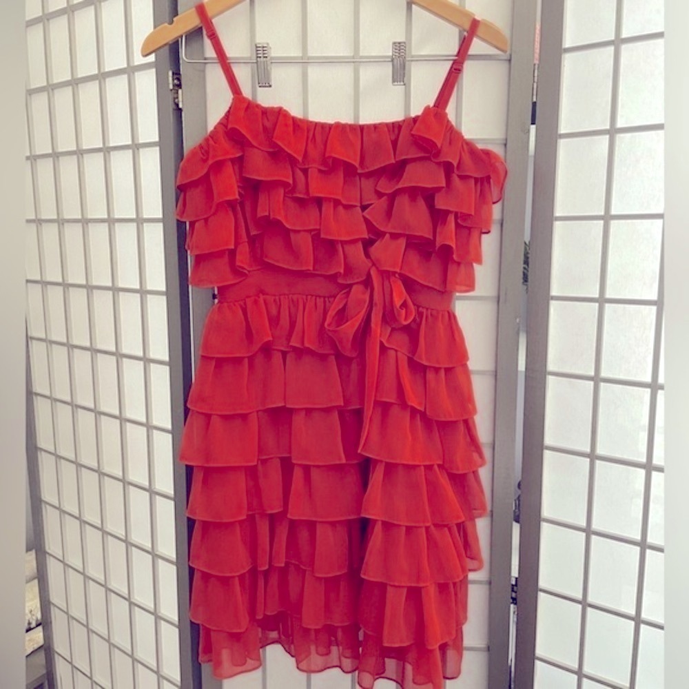 Juicy Couture Ruffle Dress with Spaghetti Straps - Size 8 - Picture 2 of 11